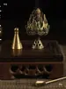Mini Quemador de Incienso Boshan Torre Molde para Incienso Mini Quemador de Incienso de Mano Set Cuchara para Incienso de Interior para el Hogar Camino del Incienso Polvo de Incienso de Sándalo Australiano