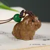 Sândalo Verde Animal Zodíaco Tigre Corrente para Celular Pingente Pequeno Divertido Acessórios DIY Zodíaco Cartoon Pingente para Bolsa Pen Drive