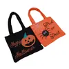 Bolso de Calabaza de Halloween Transfronterizo Festival de Fantasmas Guardería Tela No Tejida Decoraciones de Araña Festival de Fantasmas Bolsa de Dulces Venta al por Mayor