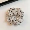 Laço de Cabelo Rede Bolinhas Simples Japonês Coreano Intestino Grosso Laço de Rabo de Cavalo de Alta Qualidade Textura Corda de Cabelo Amarrada Celebridade da Internet Elástico de Temperamento