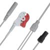 Conector Macho 4P Personalizado com Pino de Eletrodo Sr Pair 2.0 com Bainha + Acessórios para Monitor com Clipe de ECG
