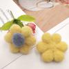 Acessórios de Sapato e Chapéu DIY Girassol de Pelúcia, Broche de Flor Pequena, Acessório de Cabelo, Acessórios para Bolsa e Roupa, Estilo Coreano