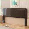 Cabecero de Madera Maciza 1.5 Respaldo Estilo Europeo Diseño Sencillo Cabecero de Cama Doble Tatami 1.8m Se Vende por Separado