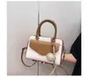 Comércio Exterior Transfronteiriço 2026 Nova Moda Simples Estilo Coreano Tendência Bolsa de Ombro Bolsa de Mão Patchwork Pequena Bolsa Quadrada Bolsa Transversal para Mulheres