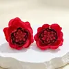 Brincos Exagerados Ornamentos de Orelha Ornamentos de Orelha Brincos Flor Cruzada Comércio Exterior Venda Quente Brincos Leve Luxo Sensação de Alto Padrão Ornamentos de Orelha Brincos Femininos Femininos