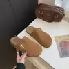 Zapatillas de media caña Birkenstock retro de moda para uso en exteriores, nueva moda otoño e invierno 2026, zuecos cerrados sin cordones