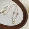 Nuevo Collar con Colgante de Calabaza Estilo Chino para Mujer, Cadena de Clavícula Elegante y a la Moda, Gargantilla Única y Versátil