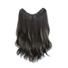 Aplique de Cabelo Sintético, Cabelo Longo Cacheado Ondulado Grande, Volume de Cabelo Invisível de Peça Única, Extensão de Cabelo Volumosa, Cabelo Sintético Volumoso Feminino