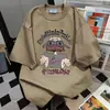 Camiseta de Manga Corta Versátil Holgada Estilo Retro Americano Nicho para el Trayecto de Verano Unisex Estilo Pareja Ins Tendencia Casual