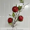 Boda Roja Flor de Simulación Banquete de Bebé Chino Banquete de Boda Diseño de Habitación de Boda Flor Artificial Serie de Color Otoño Caramelo Guía de Camino