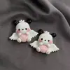 Alas de Ángel Lindas Pacha Perro Accesorios de Resina Pegamento de Crema DIY Funda de Teléfono Imán de Refrigerador Cuerda para el Cabello Materiales Hechos a Mano
