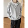 Novedad Otoño 2026 Sudadera de Dos Piezas para Hombre con Doble Cuello, Diseño Cómodo y Clásico, Juvenil