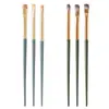 Set de Tres Piezas de Pinceles para Sombras de Ojos Más Vendidos Transfronterizos, Set de Pinceles de Maquillaje Pequeños Portátiles con Cuchilla Especial Antienvejecimiento para Maquilladores, Nuevo Modelo 2025