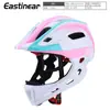 Capacete para Bicicleta de Equilíbrio Infantil Modelo 2026 com Proteção de Queixo Removível, Capacete Full-Face para Mountain Bike e Equipamentos de Ciclismo Esportivo
