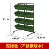 Soporte de Flores Móvil con Ruedas de Acero Inoxidable de Pie, Herramienta de Cultivo de Verduras Vertical Multicapa para Balcón, Maceta para Cultivo de Verduras Colgante