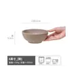 Tigela Cerâmica Japonesa para Ramen Tigela de Salada Louça Fosca Atacado Tigela Estilo Retrô Doméstico Tigela Redonda Prato Tigela para Sobremesa