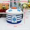 Cesta de Almacenamiento para Pastel de Muñeca Divertida Juguetes para Niños Cesta Tejida de Cuerda de Algodón de Dibujos Animados Caja Organizadora de Bocadillos para Escritorio de Sala de Estar
