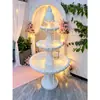 Fuente de agua corriente estilo europeo, patio jardín exterior, estanque de peces, elemento acuático, decoración de paisaje, adorno de boda, pozo de los deseos