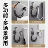 Pistola rociadora de descarga para acompañante de inodoro con una entrada y dos salidas, llave de ángulo para grifo, dispositivo de limpieza presurizada para inodoro de baño