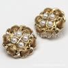 Abrigo Chanel cortavientos botones aleación de zinc metal botones altos DIY botones decorativos para ropa venta al por mayor por lotes