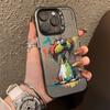 Funda para teléfono móvil Apple 14 de aplicación transfronteriza, 15 Pro Max, dibujos animados para iPhone 13, esmerilada, 11, perro grafiti, venta al por mayor, 12