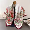 Lenço Quadrado Grande com Estampa Artística Moda Fashion Estilo Coreano, Xale para o Trabalho, Lenço de Pescoço, Lenço Feminino com Padrão Espinha de Peixe, Lenço de Cabeça