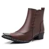 Botines Chelsea Más Vendidos en Amazon Exportación de Comercio Exterior Botas Casuales para Hombre Talla Grande Transfronterizas Botas de Caña Alta para Hombre En Stock