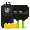Juego de paletas de pickleball personalizadas de fábrica de Guangzhou, juego de raquetas de pickleball de fibra de carbono, venta al por mayor transfronteriza, raqueta de pickleball