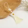 Nudo Chino Colgante de Borla Estilo Antiguo Marcapáginas Accesorio Hanfu Creativo DIY Bolsita para Coche Colgante de Borla