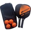 Pala de playa Peak pala 2 4 traje de pelota con pelota deportes al aire libre fitness padre-hijo rojo madera deportes