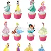 Nuevo País de las Maravillas de Cumpleaños Infantil de Dibujos Animados Rosa Elsa Fiesta de Seis Princesas Platos de Papel Mantel Suministros de Decoración