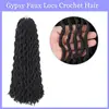 Cabelo Rasta Gypsy Locs Rolo de Cabelo Peruca de Fibra Química Gypsy Trança Suja Africana Galho de Crochê Peruca Europeia e Americana