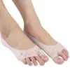 Calcetines Invisibles Antideslizantes de Punta Abierta Peep-Toe para Mujer, Zapatos de Tacón Alto de Verano, Calcetines Hidratantes Resistentes al Olor, Calcetines Bajos Tipo Barco, Calcetines de Silicona para Dos Dedos