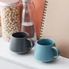Taza de Cerámica de Gran Capacidad de 400 ml, Taza de Café para Parejas, Vaso para Beber de Hotel, Logo Personalizable, Regalo Empresarial