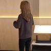 Jaqueta Cardigan Curta Casual de Outono e Inverno para Mulheres de Meia-Idade e Idosas