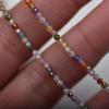 Cuentas de Zircón Natural de 2-3 mm Color Mezclado Color Caramelo Facetadas Cuentas Sueltas Collar Aretes Accesorios Hechos a Mano Cuentas DIY