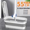 Cubo de fregona plegable de plástico cuadrado para almacenar agua, fregona de piso, lavabo para fregona, almacenamiento práctico para personas perezosas