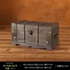 Caja de Almacenamiento de Madera Retro con Cerradura Caja de Contraseña Caja para Cartas Tarjetas Tesoros Caja Pequeña de Madera Almacenamiento Caja de Madera Caja de Sellado