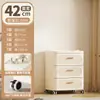 Armário de Armazenamento para Uso Diário Doméstico Roda Universal Gaveta Guarda-Roupa Armário Quarto Plástico Mesa de Cabeceira Transfronteiriço