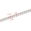 Nueva cadena de encriptación de acero inoxidable NK6DC diy collar pulsera moda estilo hip hop joyería cadena cadena suelta