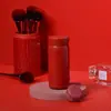 Copo Térmico de Aço Inoxidável Portátil para Chá para Mulheres, Mini Garrafa de Água Simples e Fofa de Bolso para Estudantes e Casais