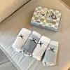 8701 Panties de Crema Curativa Suave Sin Costuras Casi Invisibles Moño Cómodos Amigables con la Piel Cintura Media Encaje Ropa Interior para Niñas