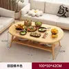 Mesa de Comedor para Apartamentos Pequeños, Uso en Casa, Estilo Mid-Century, Mesa de Comedor para Casa de Alquiler, Mesa de Café, Estilo Simple de Madera Natural de Alta Gama, Mesa Lateral para Sofá