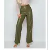 2024 Amazon deseja calças de couro europeu e americano comércio exterior moda novas senhoras alta elástica PU calças de couro leggings calças femininas