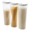Caja de Almacenamiento de Fideos para Cocina Doméstica Transparente a Prueba de Humedad Plástico Tarro Sellado Tarro para Conservar la Frescura Caja de Almacenamiento de Grano para Espagueti