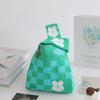 Bolsa de Regalo para el Día de la Mujer, Souvenir, Bolsa Tejida Estilo Lazy, Bolso de Mano Tejido con Flores, Bolso Tote, Bolsa Cubeta de Regalo