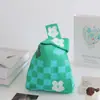 Bolsa de Tricô, Bolsa de Mão, Bolsa Saco, Bolsa de Ombro, Bolsa Feminina de Palha, Bolsa Feminina, Bolsa Colete, Bolsa Simples para Presente, Color-Blocking