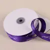 Cinta de Poliéster de 2.5 cm de Ancho y 45 m de Largo Cinta Impresión Letras Flores Floral Caja de Regalo Empaque Cinta Decorativa J