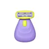 Barbeador Oculto Personalizado de Seis Lâminas com Lâminas Importadas da Alemanha para Barbeador Especial Feminino para Axilas Lâminas Anti-Arranhões