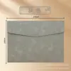 Bolsa de Documentos de Cuero A5 Bolsa de Almacenamiento de Archivos Táctil Bolsa de Archivos para Oficina Corporativa Bolsa de Documentos para Reuniones de Negocios